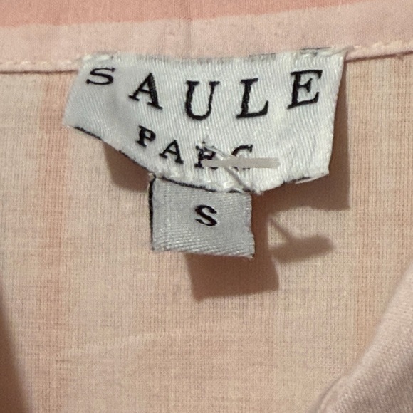 Saule Parc Preppy Women's Grace Striped Button Down Dress Size S NWOT - Picture 6 of 8